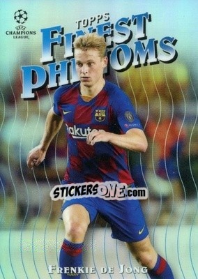 Sticker Frenkie de Jong - UEFA Champions League Finest 2019-2020 n. FP-FD - Topps