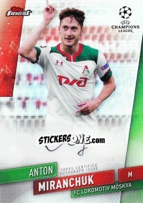 Cromo Anton Miranchuk - UEFA Champions League Finest 2019-2020 - Topps