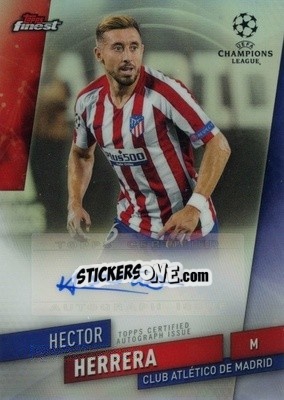 Sticker Hector Herrera - UEFA Champions League Finest 2019-2020 - Topps
