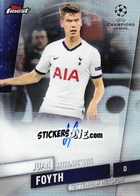 Cromo Juan Foyth - UEFA Champions League Finest 2019-2020 n. FA-JF - Topps