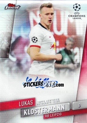 Sticker Lukas Klostermann - UEFA Champions League Finest 2019-2020 - Topps