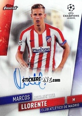 Sticker Marcos Llorente - UEFA Champions League Finest 2019-2020 n. FA-ML - Topps