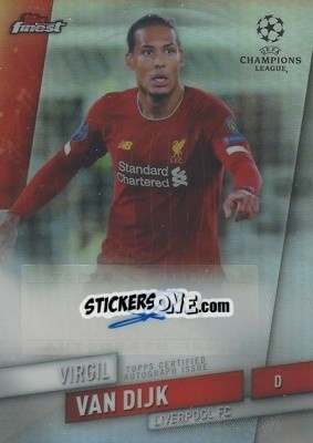 Sticker Virgil van Dijk - UEFA Champions League Finest 2019-2020 n. FA-VVD - Topps