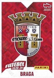 Cromo Emblema Braga - Futebol 2020-2021 - Panini
