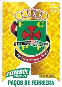 Cromo Emblema Pacos de Ferreira - Futebol 2020-2021 - Panini