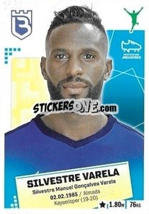 Sticker Silvestre Varela - Futebol 2020-2021 n. 33 - Panini