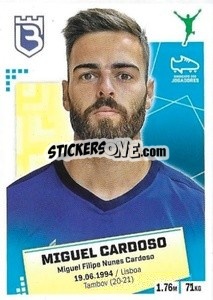 Sticker Miguel Cardoso - Futebol 2020-2021 n. 34 - Panini