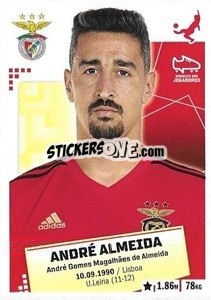 Cromo Andre Almeida - Futebol 2020-2021 n. 39 - Panini