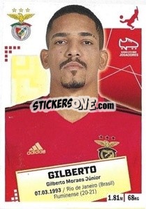 Sticker Gilberto - Futebol 2020-2021 n. 40 - Panini