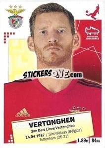 Sticker Vertonghen - Futebol 2020-2021 n. 42 - Panini