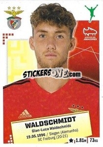 Sticker Waldschmidt - Futebol 2020-2021 n. 51 - Panini