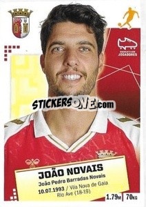 Figurina Joao Novais - Futebol 2020-2021 - Panini