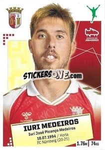 Sticker Iuri Medeiros - Futebol 2020-2021 n. 88 - Panini