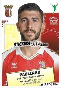 Sticker Paulinho - Futebol 2020-2021 n. 90 - Panini
