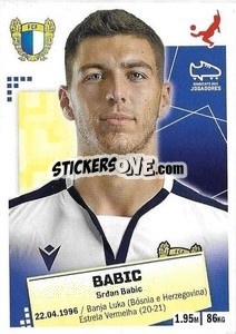 Sticker Babic - Futebol 2020-2021 n. 95 - Panini