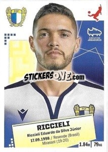 Sticker Riccieli - Futebol 2020-2021 n. 97 - Panini