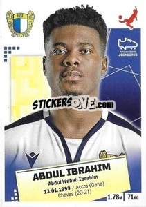 Cromo Abdul Ibrahim - Futebol 2020-2021 - Panini