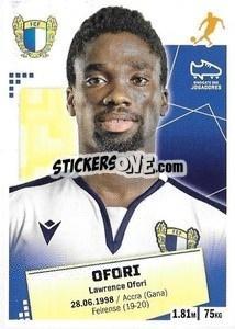 Sticker Ofori - Futebol 2020-2021 n. 103 - Panini
