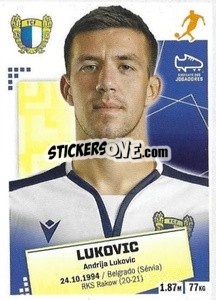 Sticker Lukovic - Futebol 2020-2021 n. 105 - Panini