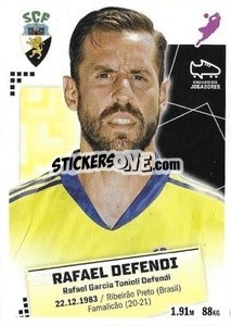 Sticker Rafael Defendi - Futebol 2020-2021 n. 109 - Panini