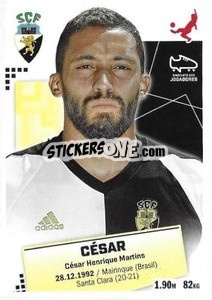 Sticker Cesar - Futebol 2020-2021 n. 113 - Panini