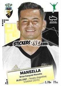 Sticker Mansilla - Futebol 2020-2021 n. 123 - Panini