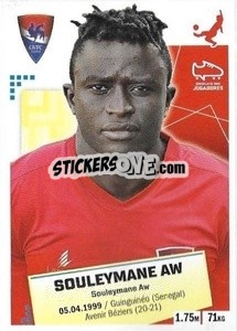 Figurina Souleymane Aw - Futebol 2020-2021 - Panini