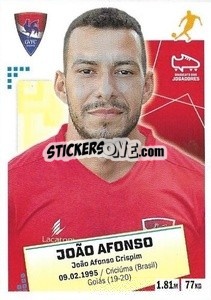 Cromo Joao Afonso - Futebol 2020-2021 - Panini