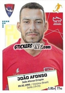 Sticker Joao Afonso - Futebol 2020-2021 - Panini