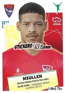 Sticker Miullen - Futebol 2020-2021 n. 140 - Panini