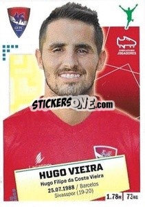 Sticker Hugo Vieira - Futebol 2020-2021 n. 141 - Panini