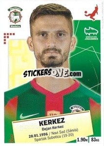 Sticker Kerkez - Futebol 2020-2021 - Panini