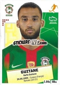 Sticker Guitane - Futebol 2020-2021 n. 153 - Panini