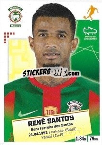 Sticker Rene Santos - Futebol 2020-2021 n. 154 - Panini