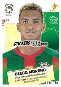 Sticker Diego Moreno - Futebol 2020-2021 n. 155 - Panini