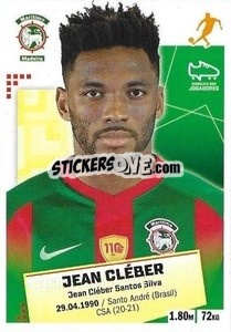 Sticker Jean Cleber - Futebol 2020-2021 - Panini