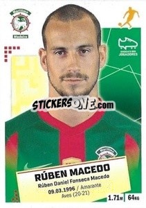 Sticker Ruben Macedo - Futebol 2020-2021 - Panini