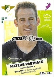 Sticker Matheus Pasinato - Futebol 2020-2021 - Panini