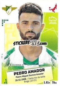 Cromo Pedro Amador - Futebol 2020-2021 - Panini