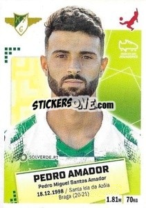 Sticker Pedro Amador - Futebol 2020-2021 n. 170 - Panini