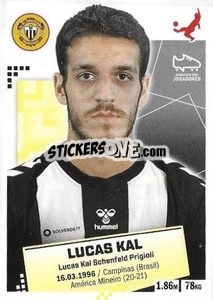 Sticker Lucas Kal - Futebol 2020-2021 - Panini