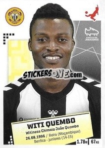 Sticker Witi Quembo - Futebol 2020-2021 n. 189 - Panini