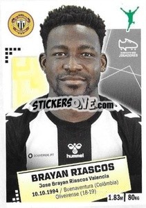 Sticker Brayan Riascos - Futebol 2020-2021 n. 197 - Panini