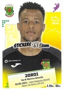 Sticker Jordi - Futebol 2020-2021 n. 199 - Panini