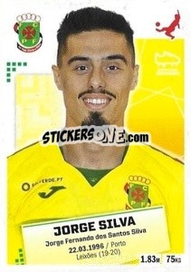 Sticker Jorge Silva - Futebol 2020-2021 n. 202 - Panini
