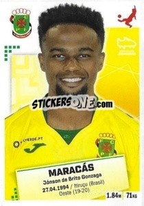 Sticker Maracas - Futebol 2020-2021 n. 205 - Panini
