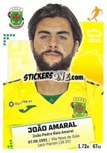 Sticker Joao Amaral - Futebol 2020-2021 n. 213 - Panini