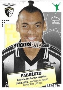 Sticker Fabricio - Futebol 2020-2021 - Panini