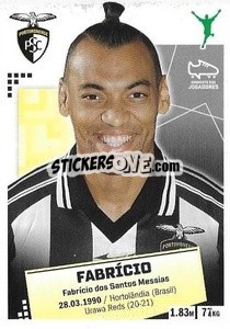 Sticker Fabricio - Futebol 2020-2021 n. 231 - Panini