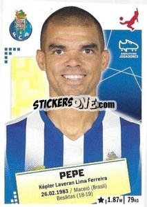 Sticker Pepe - Futebol 2020-2021 n. 239 - Panini
